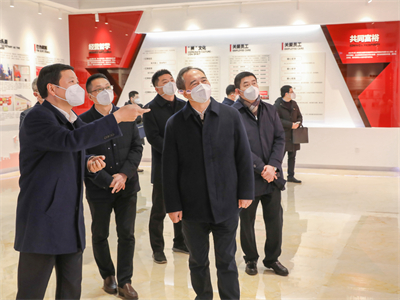 2023年1月，浙江省委常委、组织部长王成来红狮集团调研企业党建、“未来工厂”、人才建设等工作